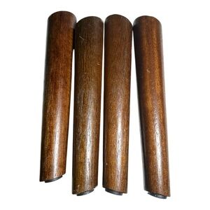 Set of 4 wooden mid century style furniture legs